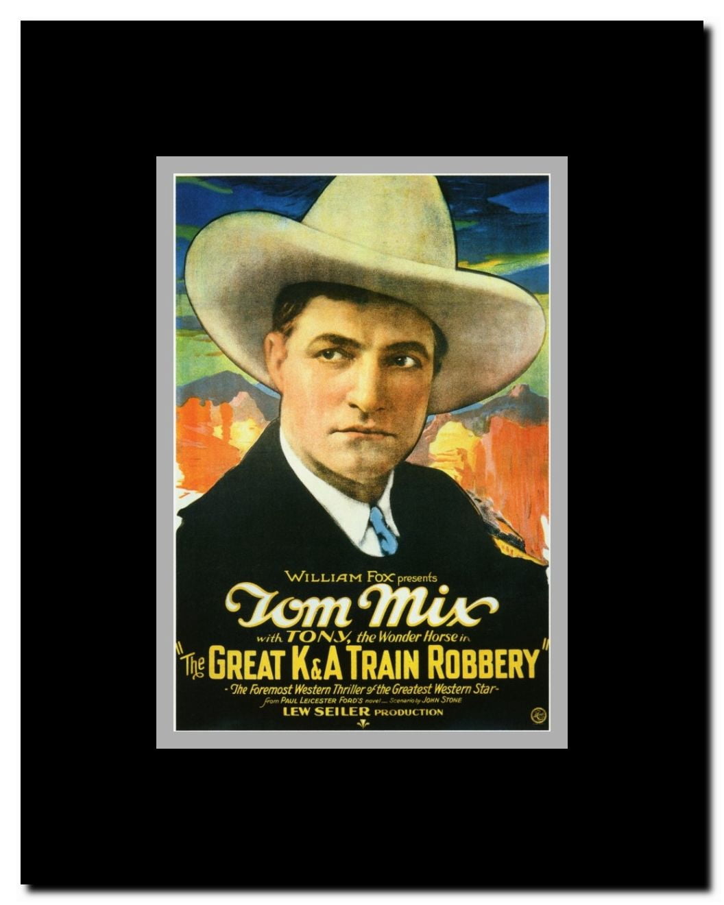 Great K & A Train Robbery Framed Movie Poster