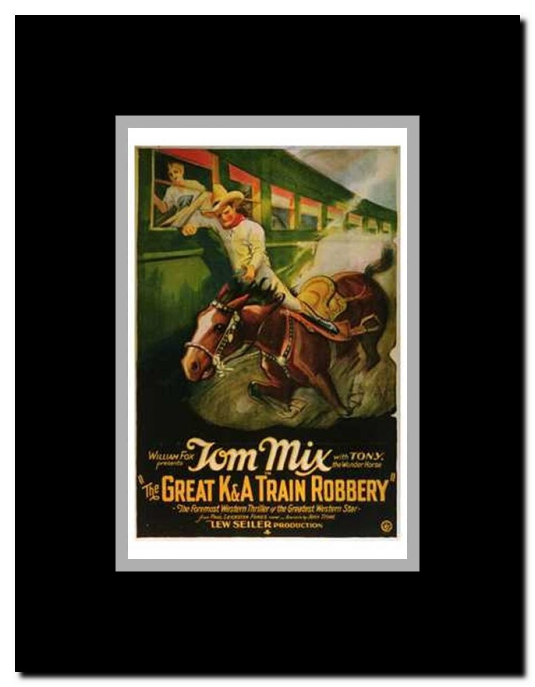Great K a Train Robbery Framed Movie Poster