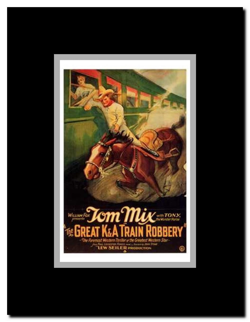 Great K a Train Robbery Framed Movie Poster