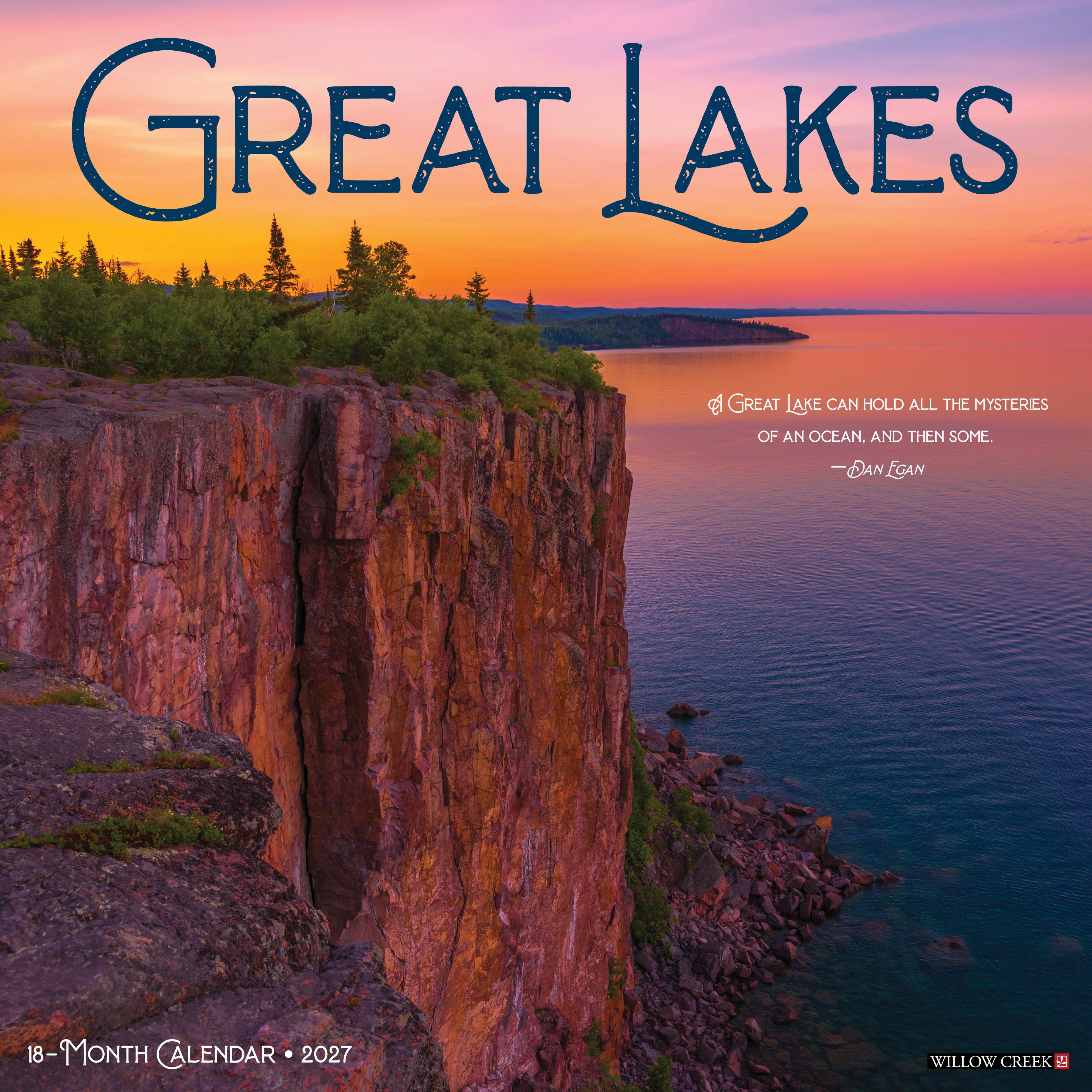 Willow Creek Press, Great Lakes 2027 Wall Calendar