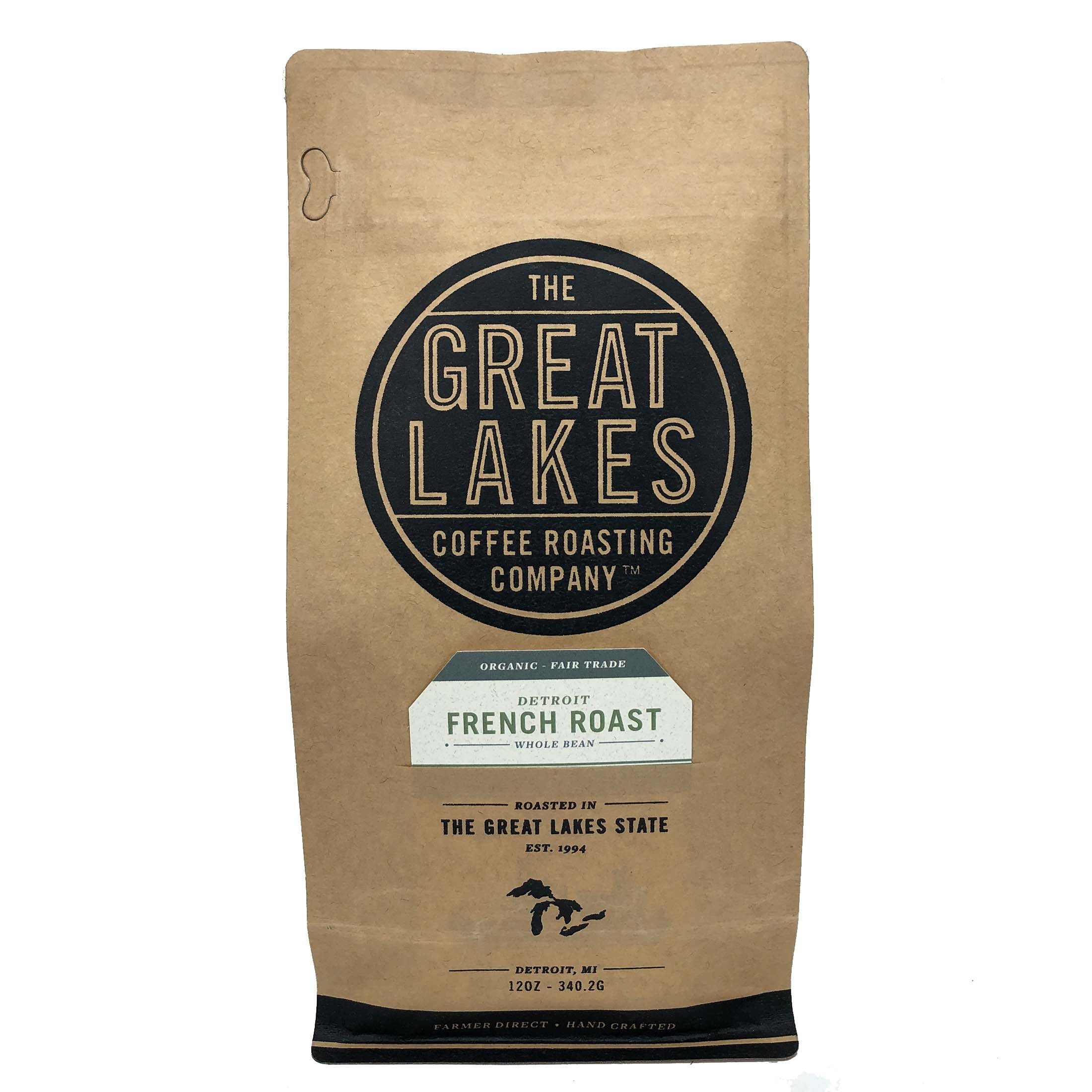 Great Lakes Coffee, Roasting Coffee Whole bean French Roast Org 12 oz