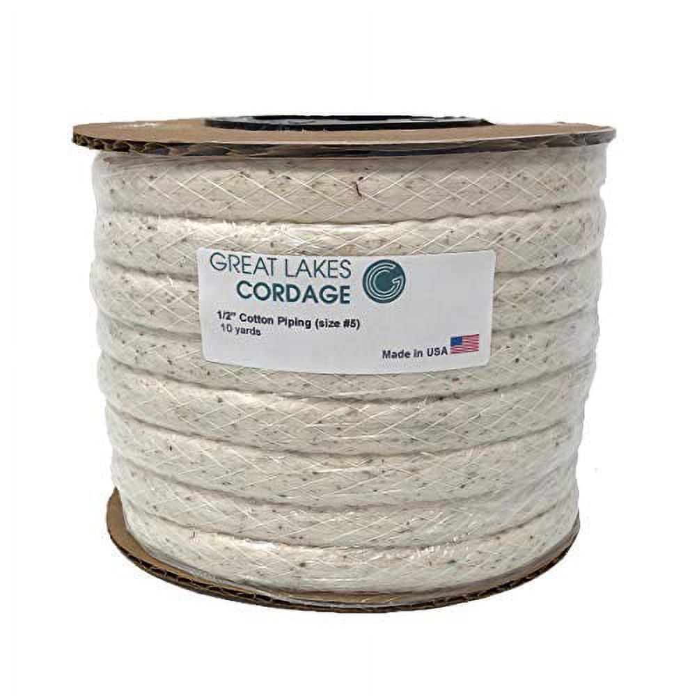 Simplicity Wrights 1/4 Cotton Piping Cord, Off White, 50 Yards