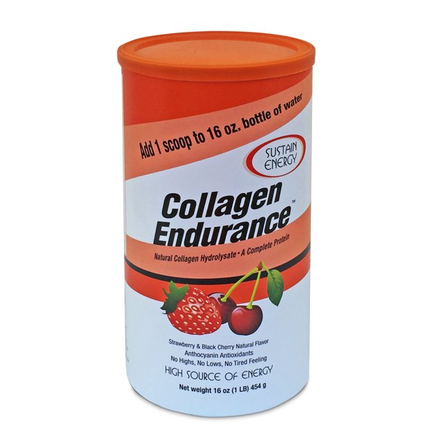 Great Lakes Gelatin Collagen Endurance Powder, Strawberry Black Cherry