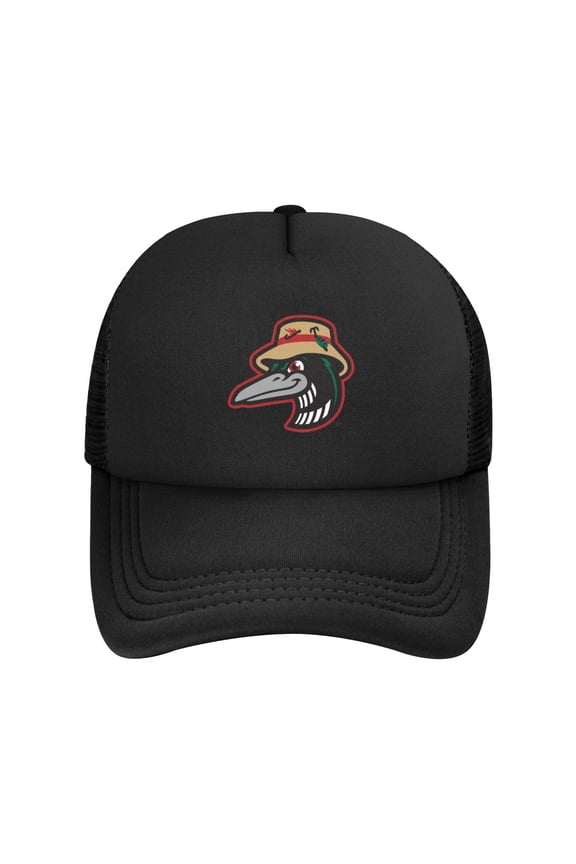 Great Lakes Loons Solid Color Lightweight Adult Mesh Baseball Cap