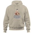 Great Lakes Stacked Rocks Colored Agate Petoskey Fossil Hoodie, Unisex