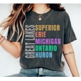 thumbnail image 1 of Great Lakes T-Shirt, Lake Lover Gift, 1 of 2