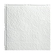 Great Lakes Tin 12in x 12in Chicago Gloss White Ceiling Tile Sample