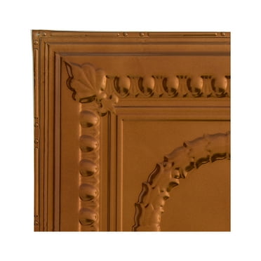 Great Lakes Tin 12in x 12in Cleveland Copper Ceiling Tile Sample