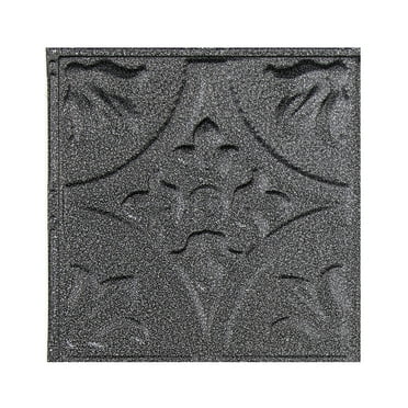 Great Lakes Tin 12in x 12in Jamestown Pewter Ceiling Tile Sample