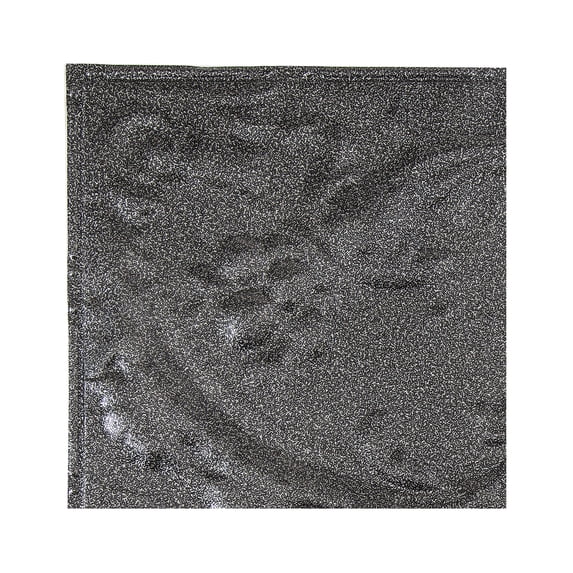 Great Lakes Tin 12in x 12in Saginaw Pewter Ceiling Tile Sample