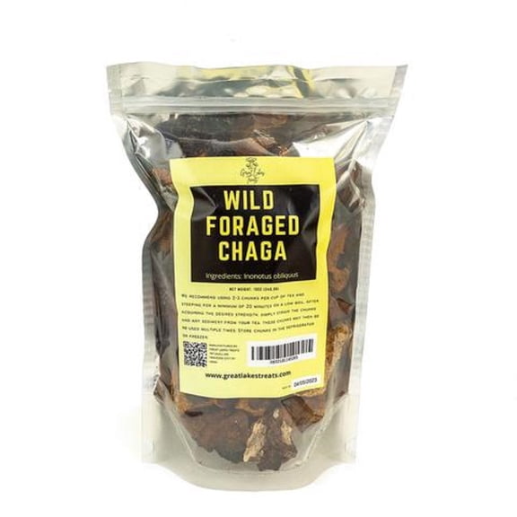 Great Lakes Treats Chaga Chunks (12oz bag)