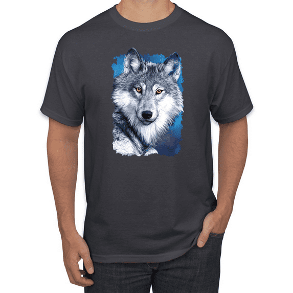 Great Lakes Wolf Animal Lover Graphic T-Shirt