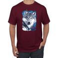 thumbnail image 1 of Great Lakes Wolf Animal Lover Graphic T-Shirt, 1 of 1
