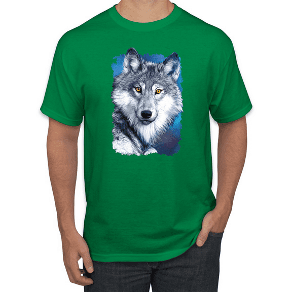 Great Lakes Wolf Animal Lover Graphic T-Shirt
