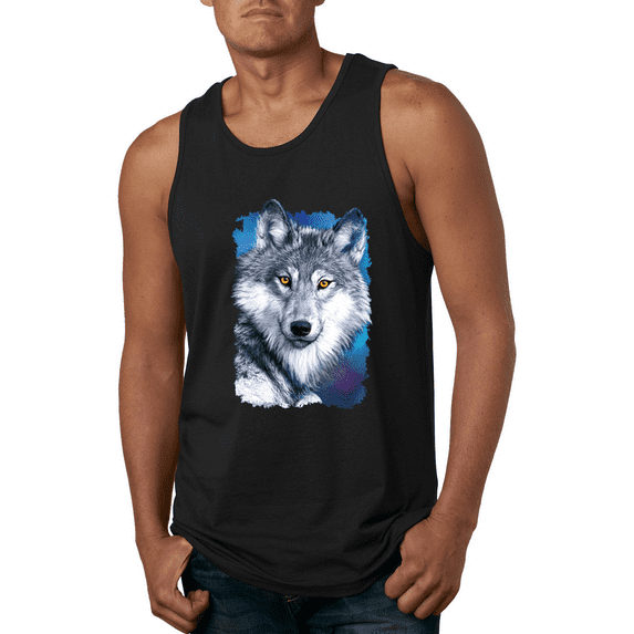 Great Lakes Wolf Animal Lover Graphic Tank Top