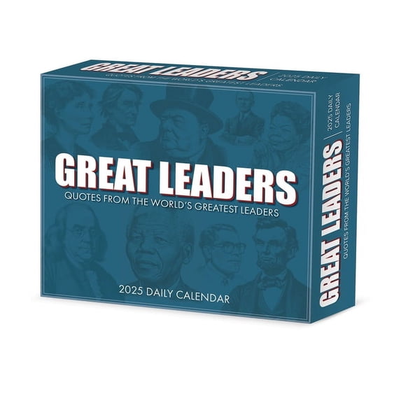 Great Leaders, Greatest Quotes 2026 5.4 X 6.2 Box Calendar, (Hardcover)