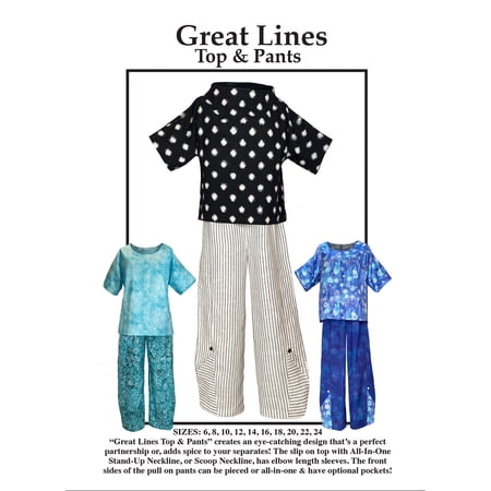 Great Lines Top & Pants Pattern by Karen Nye