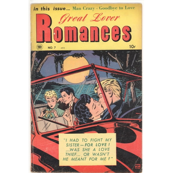 Great Lover Romances #7 Comic Book