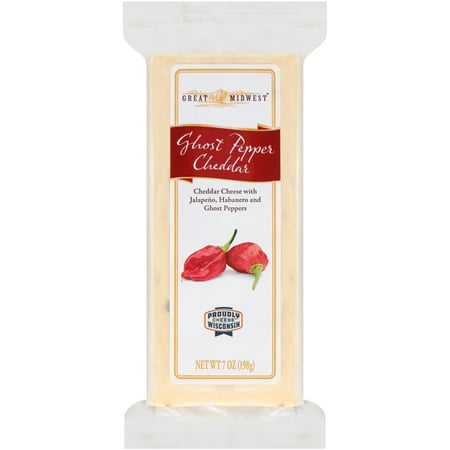 Great Midwest Ghost Pepper Cheddar Cheese 7 oz