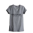 thumbnail image 1 of Great Minds Drink Alike Women's Fashion Relaxed V-Neck T-Shirt Tee Heather Grey X-Large, 1 of 5
