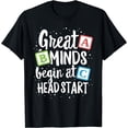 thumbnail image 1 of Great Minds Head Start Teacher Early Childhood Education T-Shirt Black Large, 1 of 4