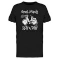 thumbnail image 1 of Great Minds Ride A Bike Design T-Shirt Men -Image by Shutterstock, Male Large, 1 of 2