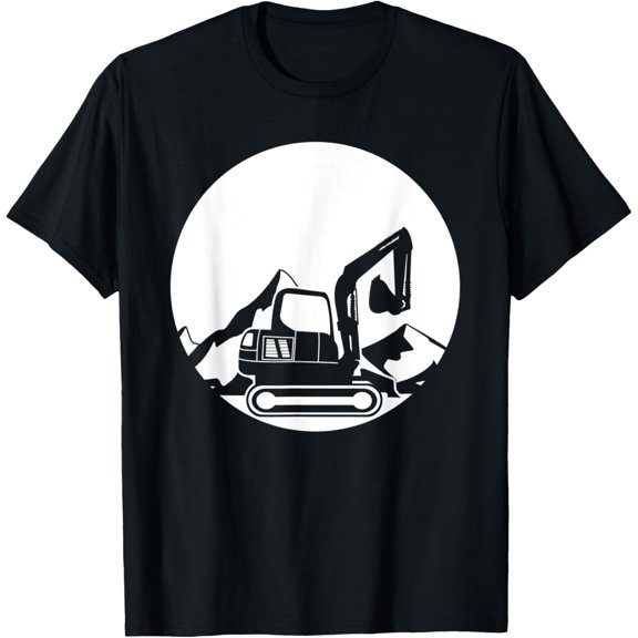 Great Mini Excavator Apparel Construction Machinery T-Shirt