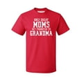 thumbnail image 1 of Great Mom Promoted To Grandma Men's T-shirt, Red, 2XL, 1 of 2