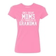 thumbnail image 1 of Great Mom Promoted To Grandma Women's T-shirt, Azalea Pink, XL, 1 of 2