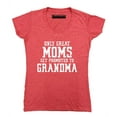 thumbnail image 1 of Great Mom Promoted To Grandma Women's V-neck, Heather Red, XL, 1 of 2