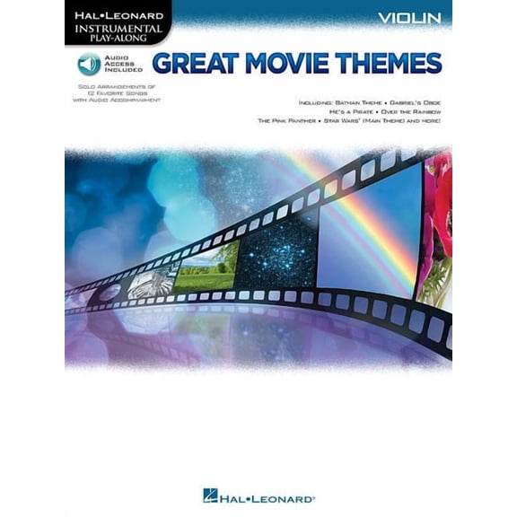 Great Movie Themes - Instrumental Play-Along Book/Online Audio (Paperback)