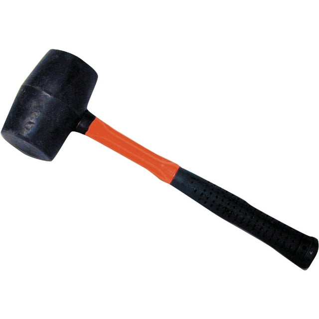 Great Neck 16 Oz Rubber Mallet With Fiberglass Handle Hrm16
