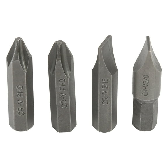 GreatNeck Impact Bit Set, 4 Piece