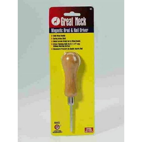 Great Neck BD1 1-1/2" Magnetic Brad & Nail Driver