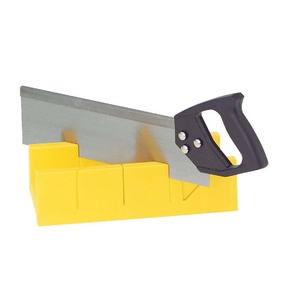 Do it Plastic Miter Box & 14 In. Saw 262BSB14