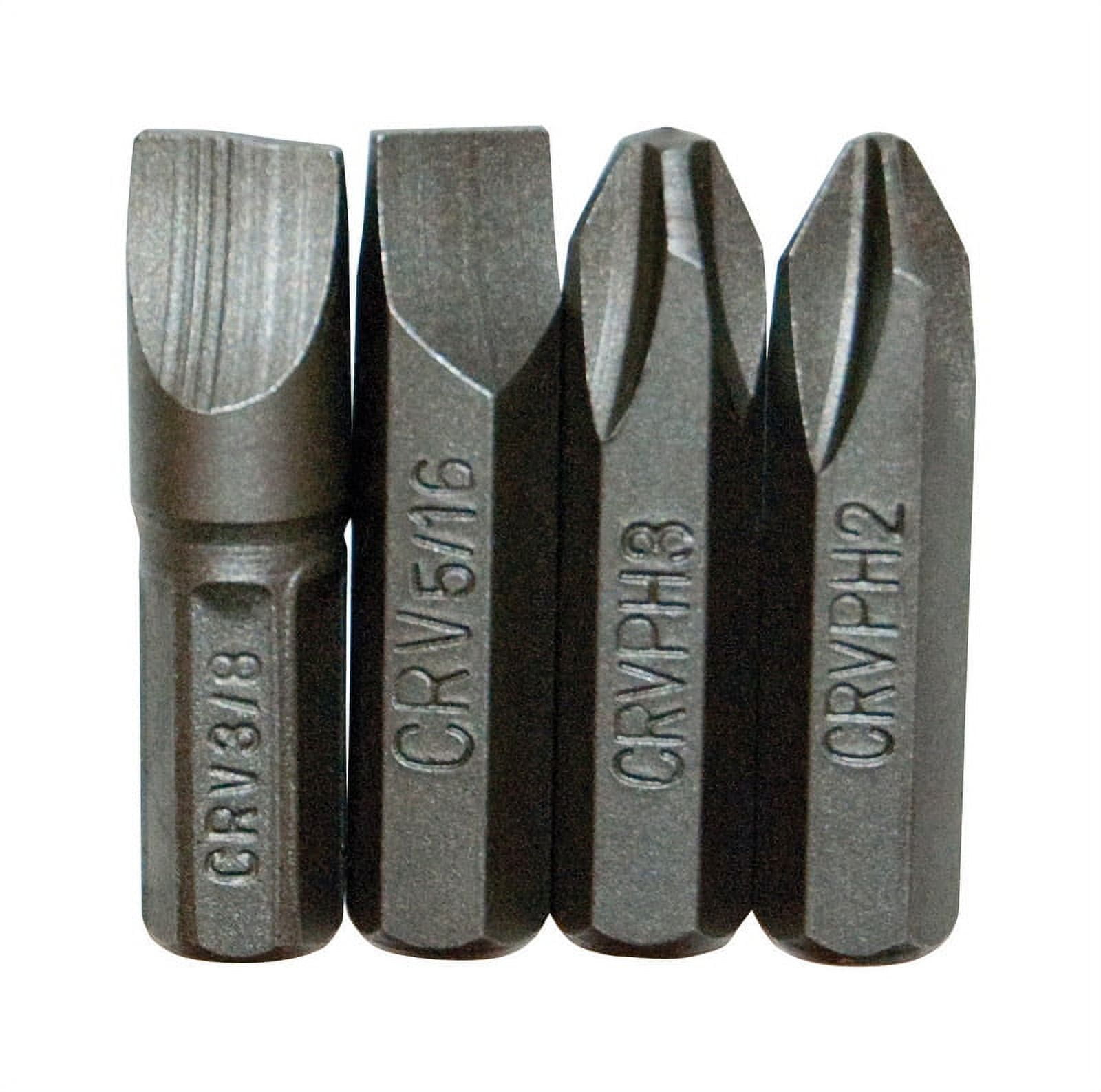 Great Neck Phillips/Slotted/Square 1 in. L Impact Bit Chrome Vanadium