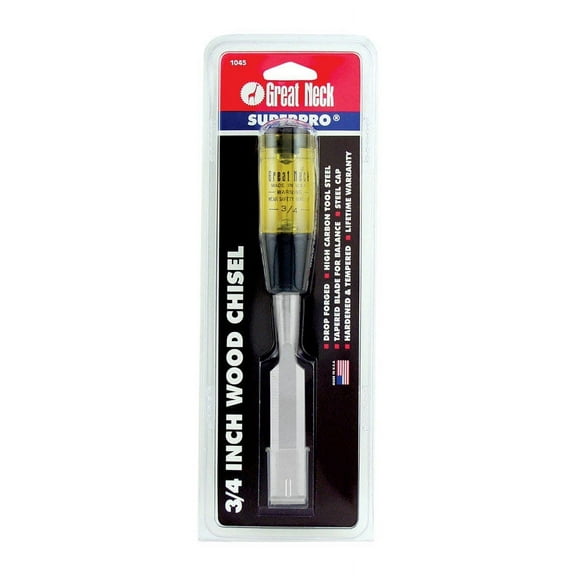 Great Neck Professional Quality 3/4 in. W Carbon Steel Wood Chisel 1 pc.