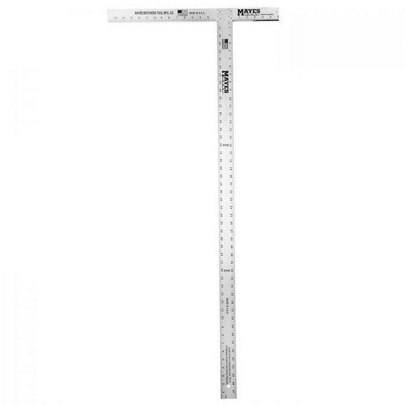 Mayes 10181 Lightweight Aluminum Wallboard Square (48 Inch)