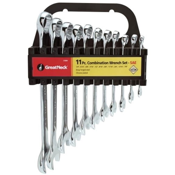Great Neck Saw 11 Piece Set Standard Combination Wrenches