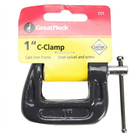 Great Neck Saw 1in. Adjustable C Clamps CC1