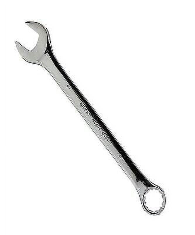 Great Neck Silver Steel SAE Box End/Open End Combination Wrench for