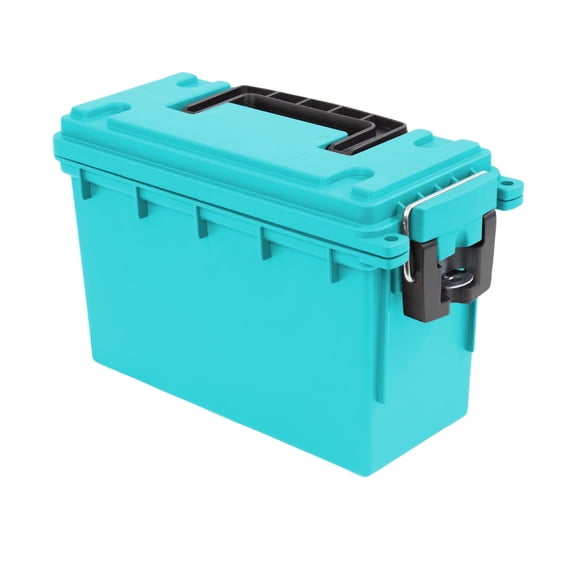 Sheffield Ammo & Utility Storage Box, Teal, 11.50" x 7.00" x 5.00"