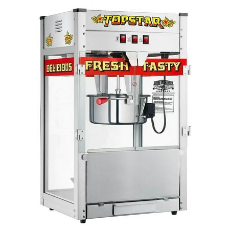 Great Northern 1350 W White Commercial Electric Popcorn Popper