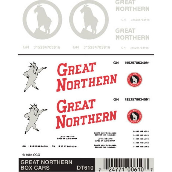 Great Northern Box Cars