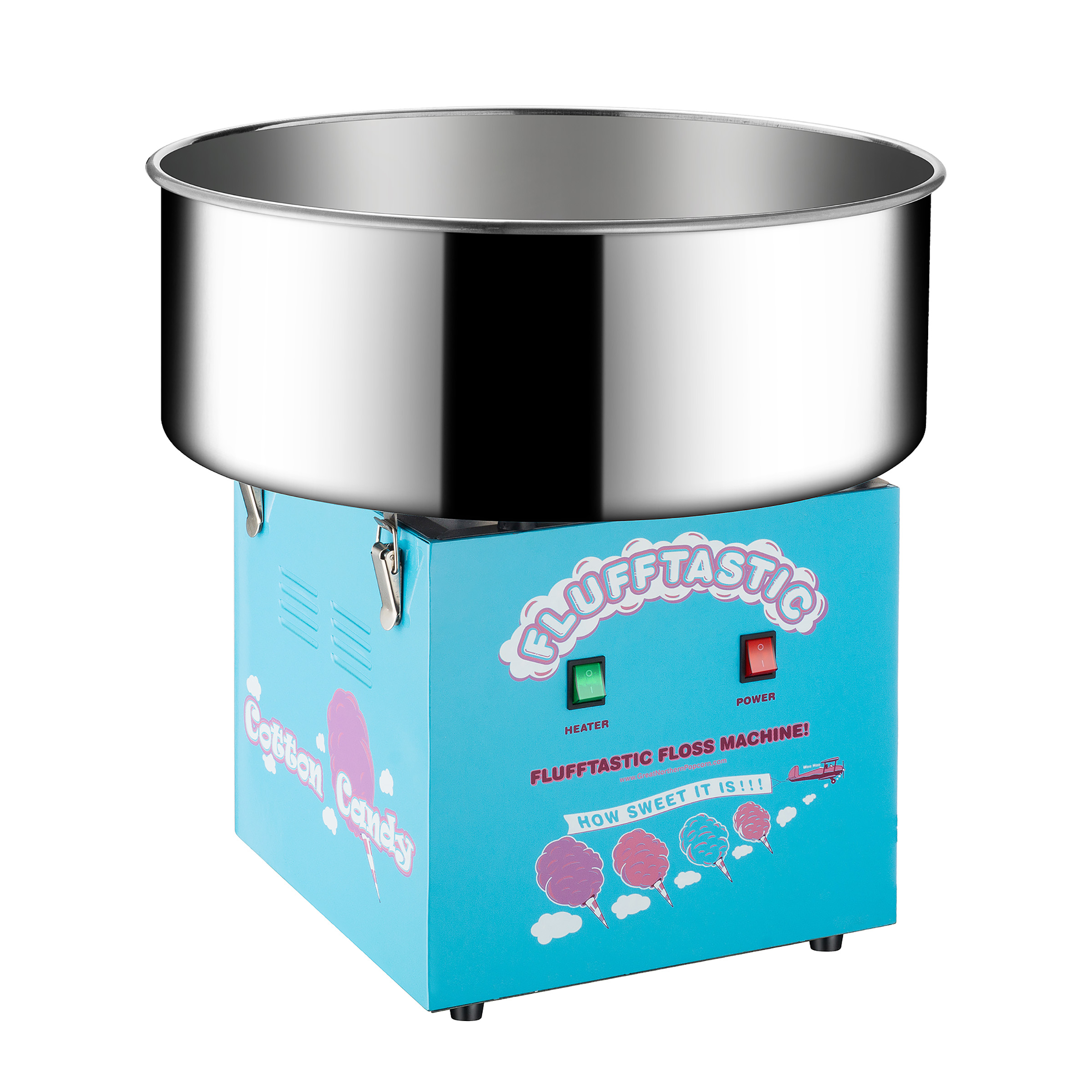 Great Northern Cotton Candy Machine "Flufftastic" Floss Maker Electric, Blue - image 1 of 8