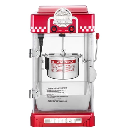 Great Northern Popcorn Little Bambino Movie Theater Popcorn Machine (Red)