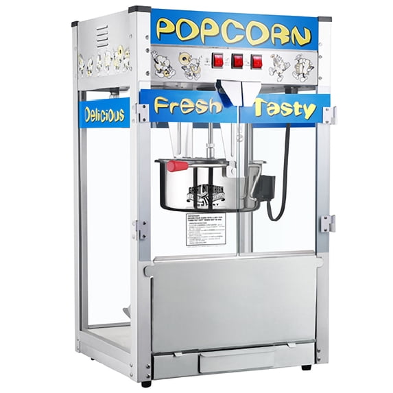 Great Northern Popcorn 12oz Pop Heaven Popcorn Maker with Accessories, Blue