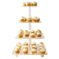 thumbnail image 1 of Great Northern Popcorn 4-Tier Square Cupcake Stand with LED Lights, 1 of 8