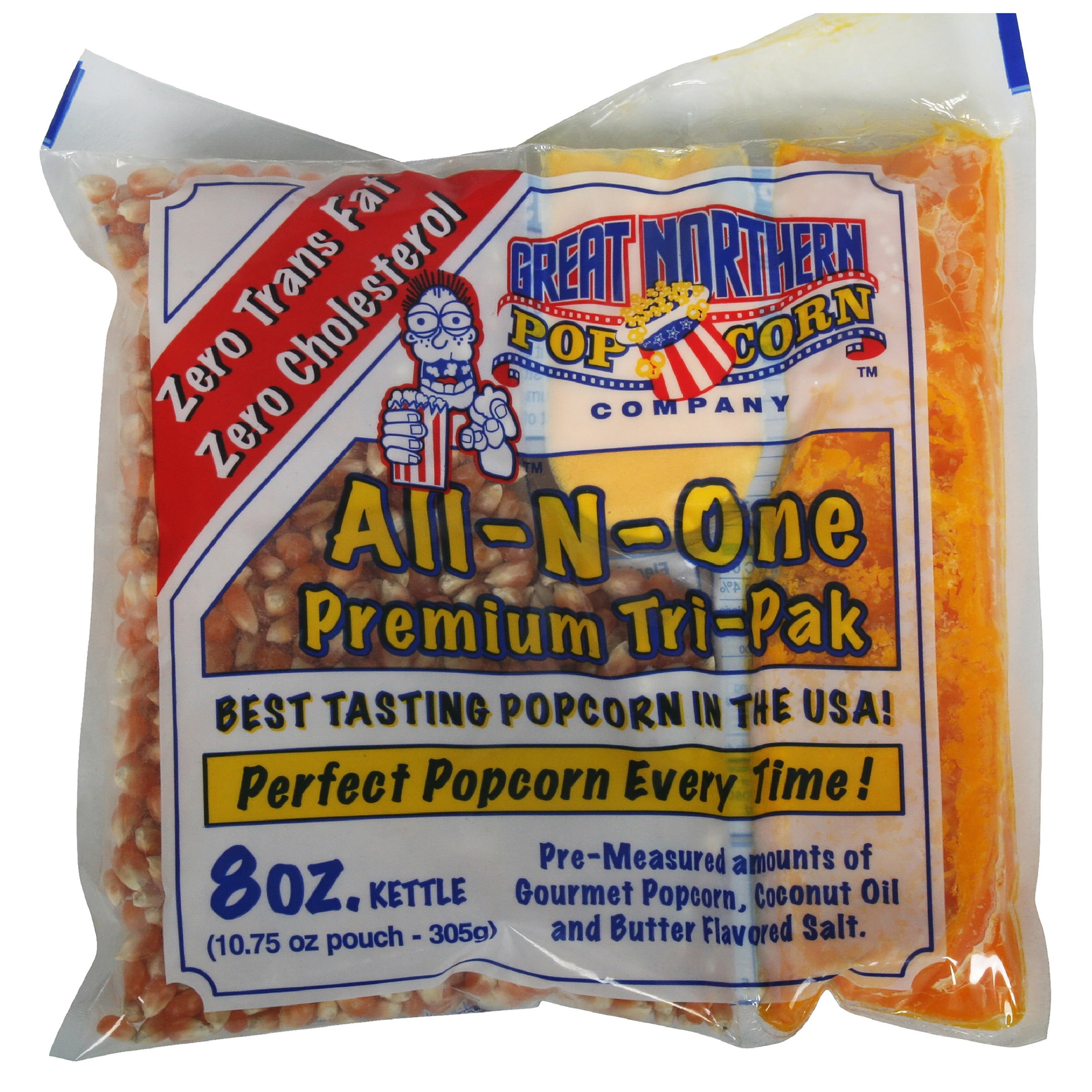 24 Count Carton 10 Ounce Kettle All-In-One Popcorn Tri-Packs