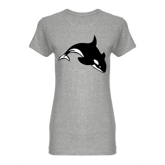 Great Orca Design Shaped T-Shirt Women -Image by Shutterstock, Female x-Large